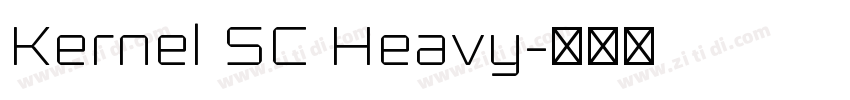 Kernel SC Heavy字体转换